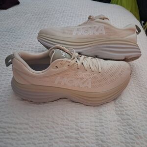 Hoka One One Bondi 8 Oak Milk Barley Mens 1123202 OKB-US